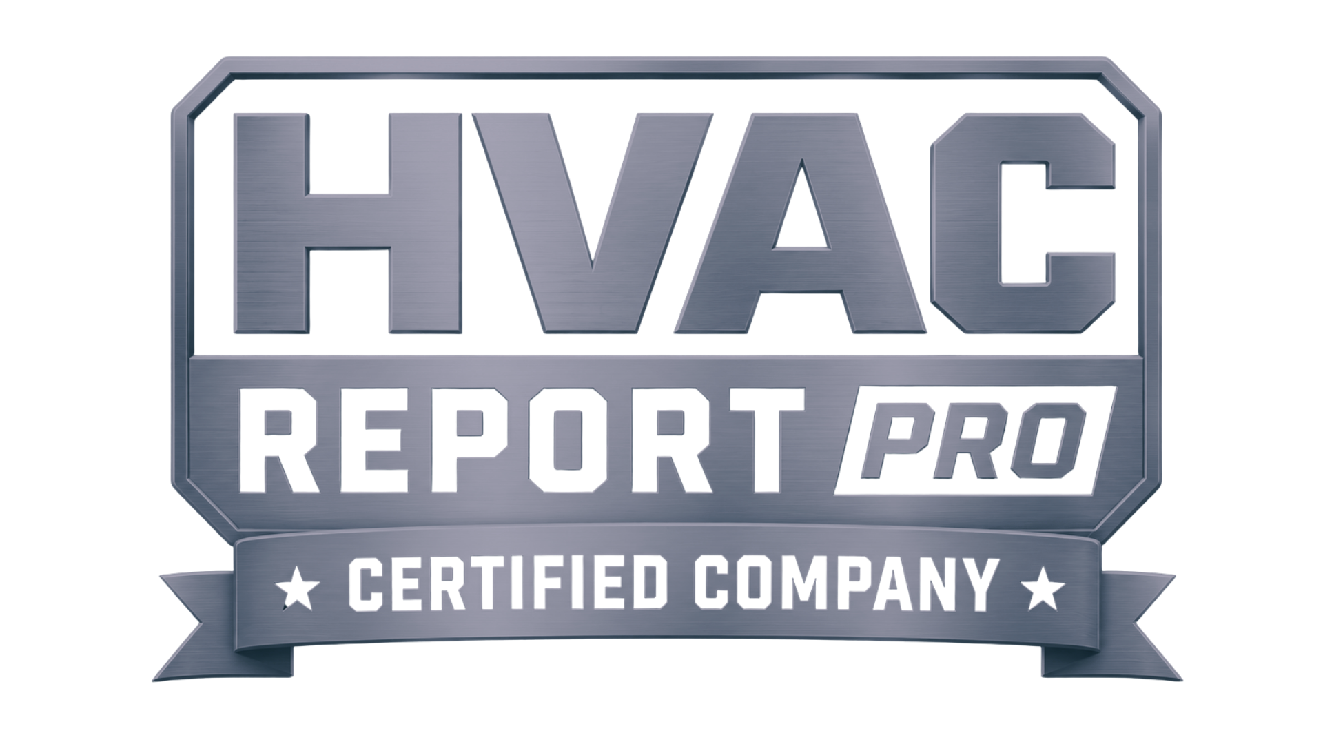 HVAC Report Pro Certified Company badge